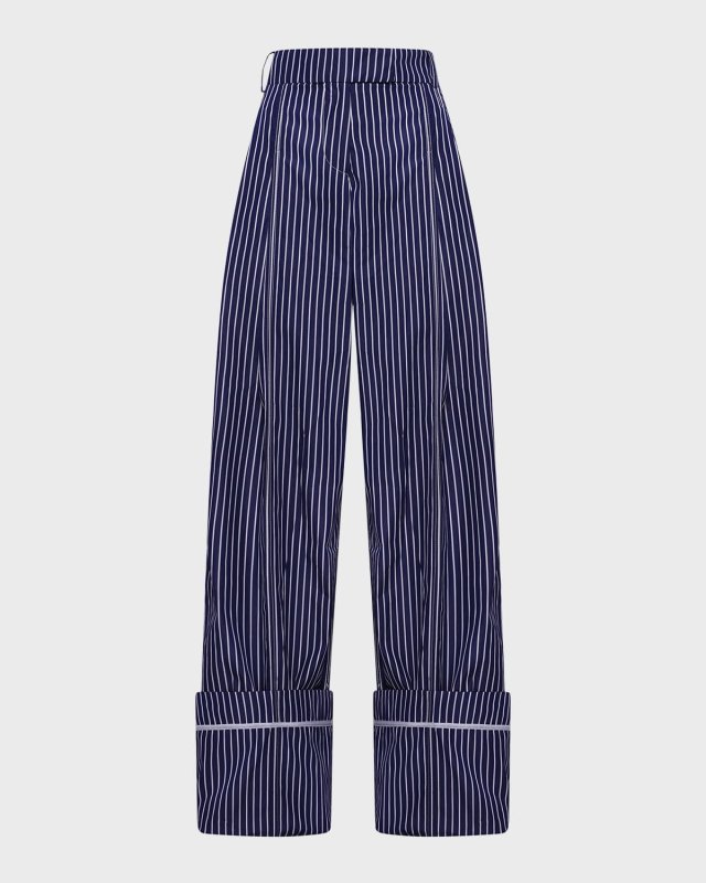 Oversized Pinstripe Tailoring Pants
